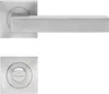 A product shot of a door handle and escutcheon plate. Produktbild-Vorschau