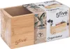 Boîte de rangement, compartiment de rangement, bambou, 18 x Voir les images du produit 2