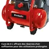 Einhell Power X-Change accu-compressor TE-AC 36/6/8 Li OF Productafbeelding-voorbeeld 8