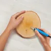 Kleine 16 cm Baumscheiben 10er Pack zum Holz-Deko Basteln Produktbild-Vorschau 7