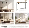 Table de bar industrielle Kerry 120x40x100,5cm - Bois clair Voir les images du produit 5