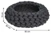 AniOne Flechtkorb Cuddly schwarz Produktbild-Vorschau 1