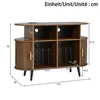 Komoda Merax HiFi s posuvnými dvířky, skříňka na Náhled obrázku produktu 9