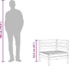 Garten-Ecksofas 2 Stk. Honigbraun Massivholz Kiefer Produktbild-Vorschau 7