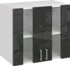 Roe Furniture | Küchenhängeschrank 80 cm - Schwarz – Produktbild-Vorschau 1