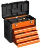 HOMCOM Werkzeugkiste, 49,7 x 25,3 x 40,7 cm Werkzeugkasten Produktbild-Vorschau 1