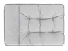 A top-down view of a gray dog mattress on a white background. Produktbild-Vorschau