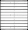 A black metal bed frame is shown from a top-down perspective against a white background. Náhled obrázku produktu