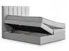 MALAGA 180 Boxspring Continentalbett (Light Grey - Bluvel Produktbild-Vorschau 3