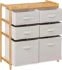 Bambusregal TIDY mit 6 Stoffkörben, H. 78,5 cm Produktbild-Vorschau 2