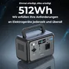 OUKITEL P800 Powerstation 512Wh LiFePO4, 800W AC 1600W Produktbild-Vorschau 4