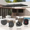 COSTWAY Doppelsonnenschirm 400x 200cm, Gartenschirm mit Produktbild-Vorschau 8