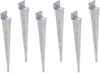 Set Einschlag-Bodenhülse L 40 x 500 mm Pfostenträger Produktbild-Vorschau 1