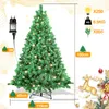 Yakimz Arbre de Noël artificiel avec éclairage, sapin de Voir les images du produit 2