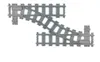 Trixbrix Weiche rechts R40, modular – Schienen kompatibel Produktbild-Vorschau 10