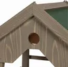Vogelvoederhuisje met stok - sparrenhout, weerbestendig dak Productafbeelding-voorbeeld 3