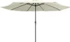 A cream-colored patio umbrella with a dark pole is shown against a white background. Náhľad obrázku produktu
