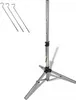 PremiumX Dreibein Stativ Aluminium Silber Tripod Ständer 3x Produktbild-Vorschau 1