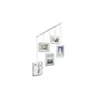 A set of five picture frames hanging from a diagonal rod. Podgląd zdjęcia produktu