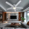 LED Ventilator, Fernbedienung, 3 Stufen, Glas opal, 137cm Produktbild-Vorschau 2
