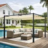 Ikodm Pergola 3 x 3 m Impermeabile Stabile Resistente Anteprima dell’immagine prodotto 11