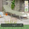 Park Alley I Sonnenliege I mit Dach, Gartenliege Klappbar, Produktbild-Vorschau 10