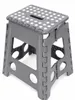 XL Klapptritt faltbar 40 cm Grau bis 150kg mit Anti-Rutsch Produktbild-Vorschau 1