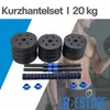 Lacestone 2in1 Hantelset Kurzhantel Langhantel Set Hanteln Produktbild-Vorschau 2