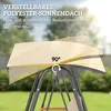 Outsunny Hollywoodschaukel, 3-Sitzer Gartenschaukel mit Produktbild-Vorschau 6