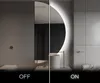 Unregelmäßiger asymmetrischer angeschnitten Spiegel mit LED Produktbild-Vorschau 4