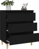 vidaXL Sideboard Schwarz 60x35x70 cm Holzwerkstoff Produktbild-Vorschau 5