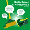 Novaliv Krallenbesen Set 30 cm Holz mit Teleskopstiel Produktbild-Vorschau 5