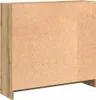 vidaXL Artisan dubová knihovna 80x24x76cm materiál na bázi Náhled obrázku produktu 5