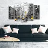 5-teiliges leinwandbild new york taxi usa acryl 200x100 cm Produktbild-Vorschau 3