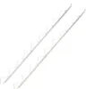 Two white stair stringers with multiple steps, angled diagonally against a white background. Produktbild-Vorschau