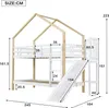 Merax Etagenbett 90x200cm mit Rausfallschutz und Produktbild-Vorschau 7
