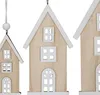 POSIWIO Anhänger Haus Weiß & Natur 4 x 3 x 8 cm im 6er Pack Produktbild-Vorschau 4