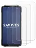 A smartphone screen protector with the brand logo and text. Produktbild-Vorschau