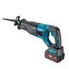 A cordless reciprocating saw with a battery pack attached, shown against a white background. Produktbild-Vorschau