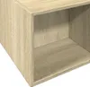 vidaXL Postel Sonoma Dub 135x190 cm výrobek ze dřeva Náhled obrázku produktu 7