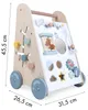Drevené chodítko ECOTOYS pre deti 18+ mes. – edukačné s Náhľad obrázku produktu 5