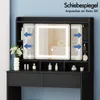 ALFORDSON Schminktisch mit Spiegel, Schminktisch mit 2 Produktbild-Vorschau 3