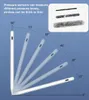 An illustration showing a stylus at different angles to demonstrate pressure sensitivity and stroke thickness. Produktbild-Vorschau