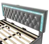 Boxspringbed 180x200 cm met LED-verlichting, USB- en Productafbeelding-voorbeeld 18