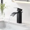 Wasserhahn Bad，Waschtischarmatur Wasserfall，Waschbecken Produktbild-Vorschau 1
