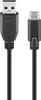 goobay Cavo USB 2.0 da USB C a USB A nero 0,5 m Anteprima dell’immagine prodotto 1