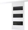 Posuvné dveře na stěnu BARRET 5 - 86 cm, bílé Náhled obrázku produktu 2