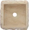 vidaXL Umývadlo krémové 30x30x13 cm mramor Náhľad obrázku produktu 5