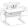 Ergo Office ER-483 Ergonomiczne biurko dziecięce z Podgląd zdjęcia produktu 11