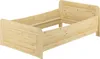 Seniorenbett extra hoch 120x200 Einzelbett Holzbett Produktbild-Vorschau 3